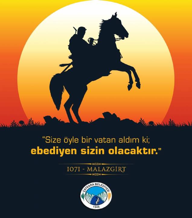 Malazgrit Zaferi'nin 948. yıl dönümünü kutlu olsun.
