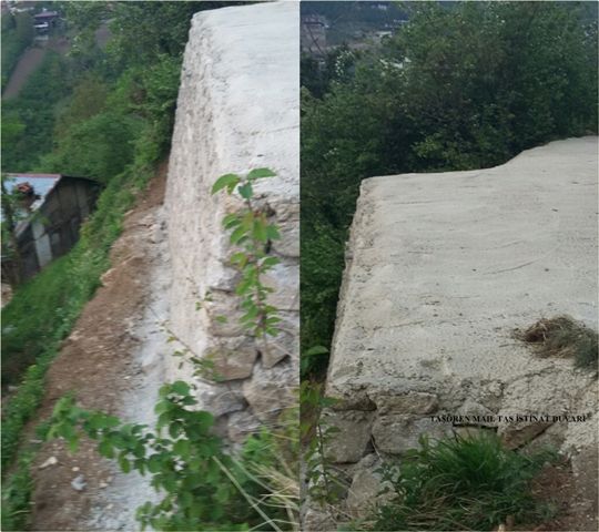 Taşören Mahallesi Taş Duvar Çalışması