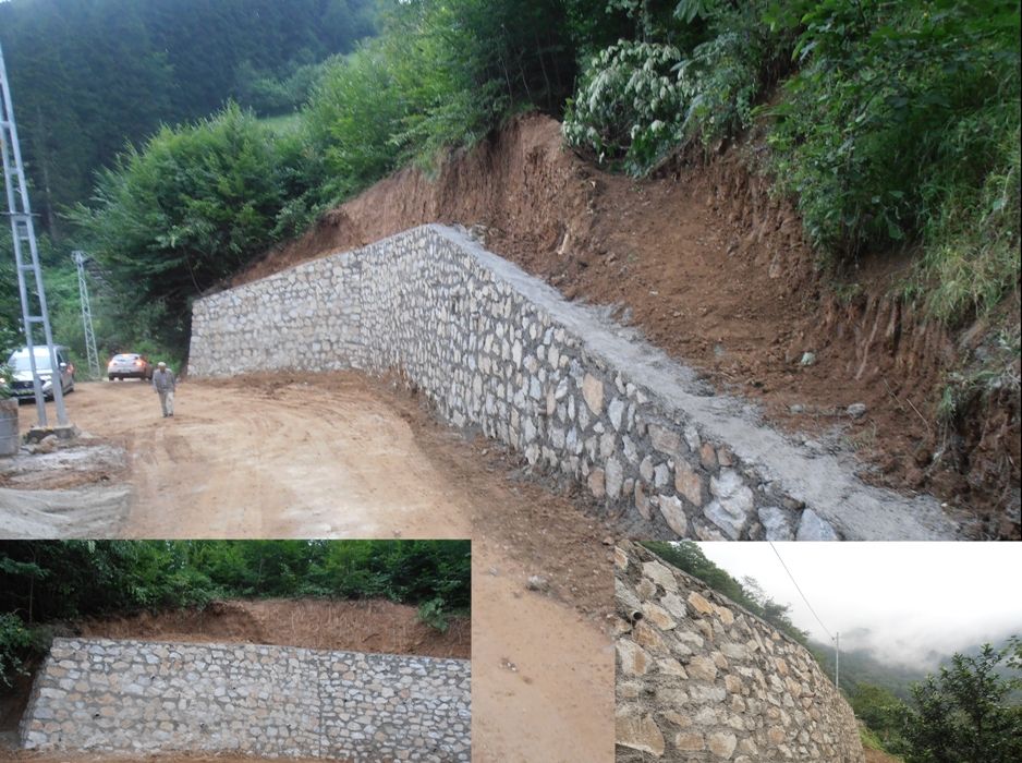 Taşlıgedik Mahallesi Taş Duvar Çalışması 