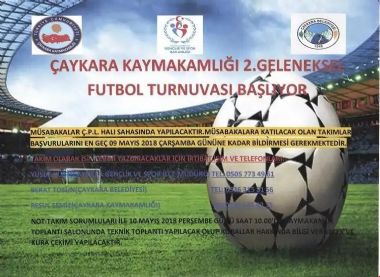 ÇAYKARA KAYMAKAMLIĞI FUTBOL TURNUVASI